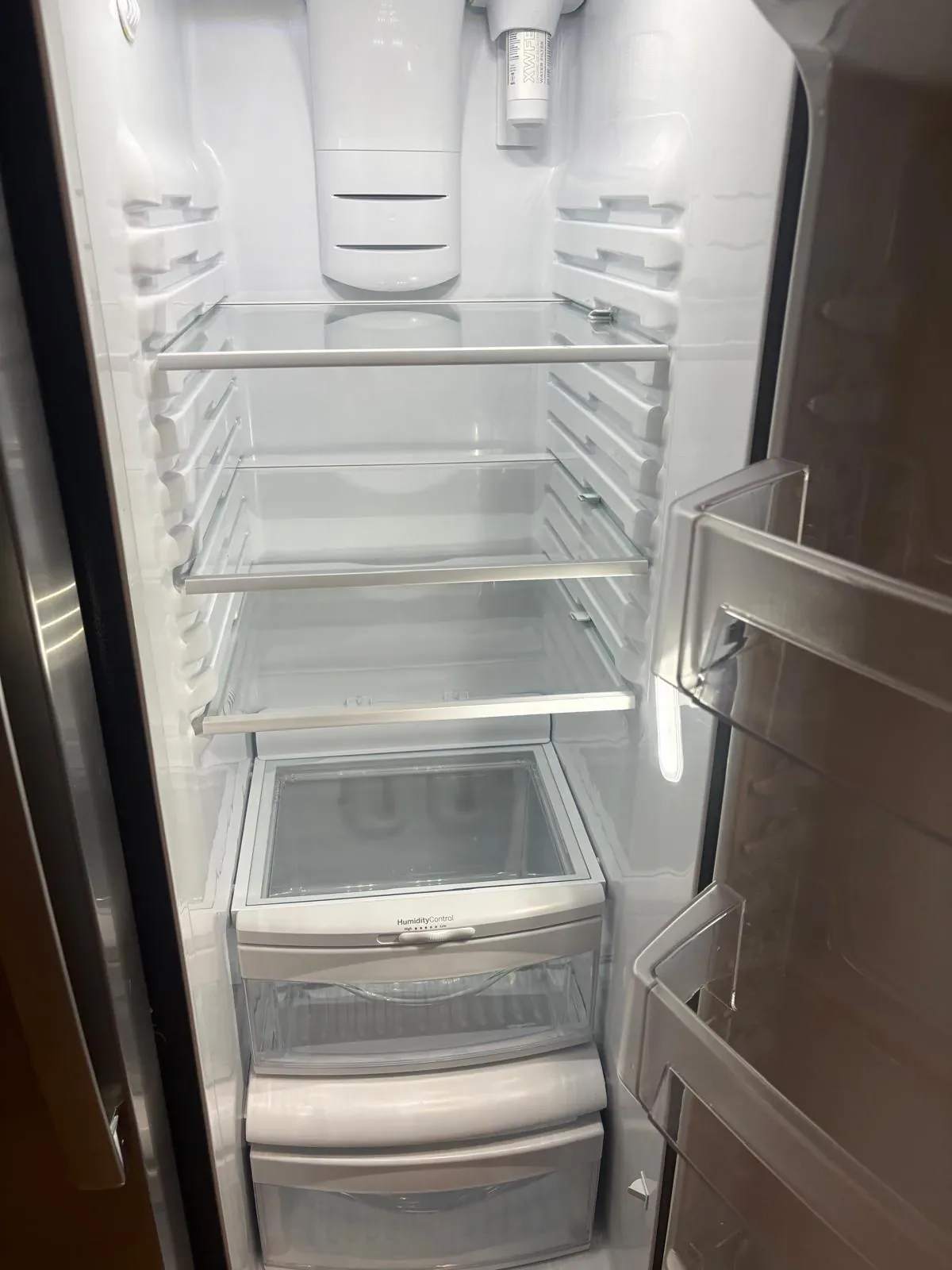 Refrigerator interior deep cleaned